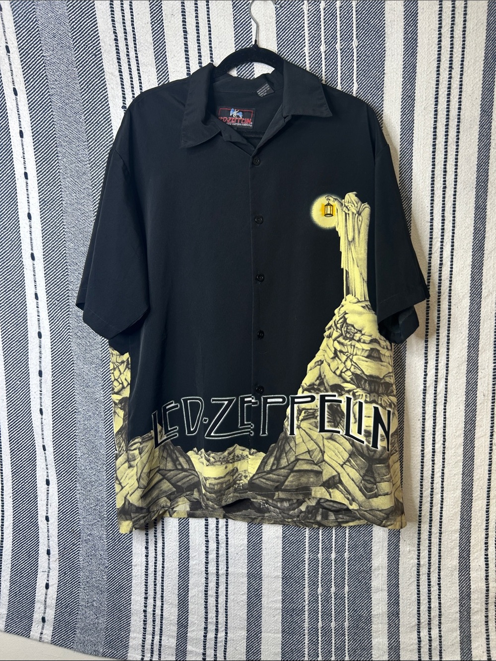 Vintage LED Zeppelin Stairway To Heaven Button Down Shirt